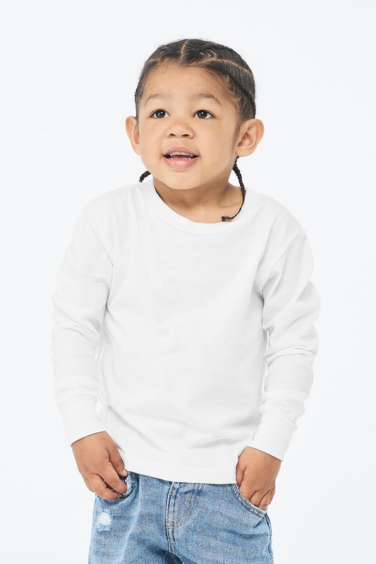 Customizable Toddler Long Sleeve Jersey T-shirt