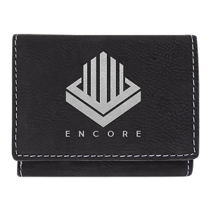 Personalized Vegan Leather Trifold Wallet