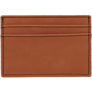Personalized Vegan Leather Wallet with Money Clip