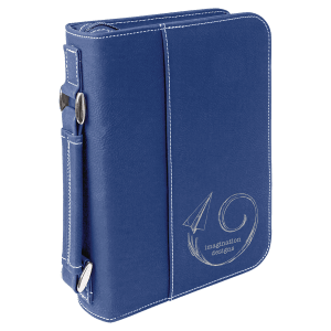 Personalized Full Color Print Vegan Leather 6 3/4" x 9 1/4" Book/Bible Cover