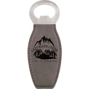 Personalized Vegan Leather Magnetic Bottle Opener