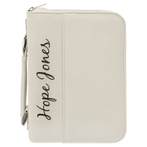 Personalized Full Color Print Vegan Leather 6 3/4" x 9 1/4" Book/Bible Cover