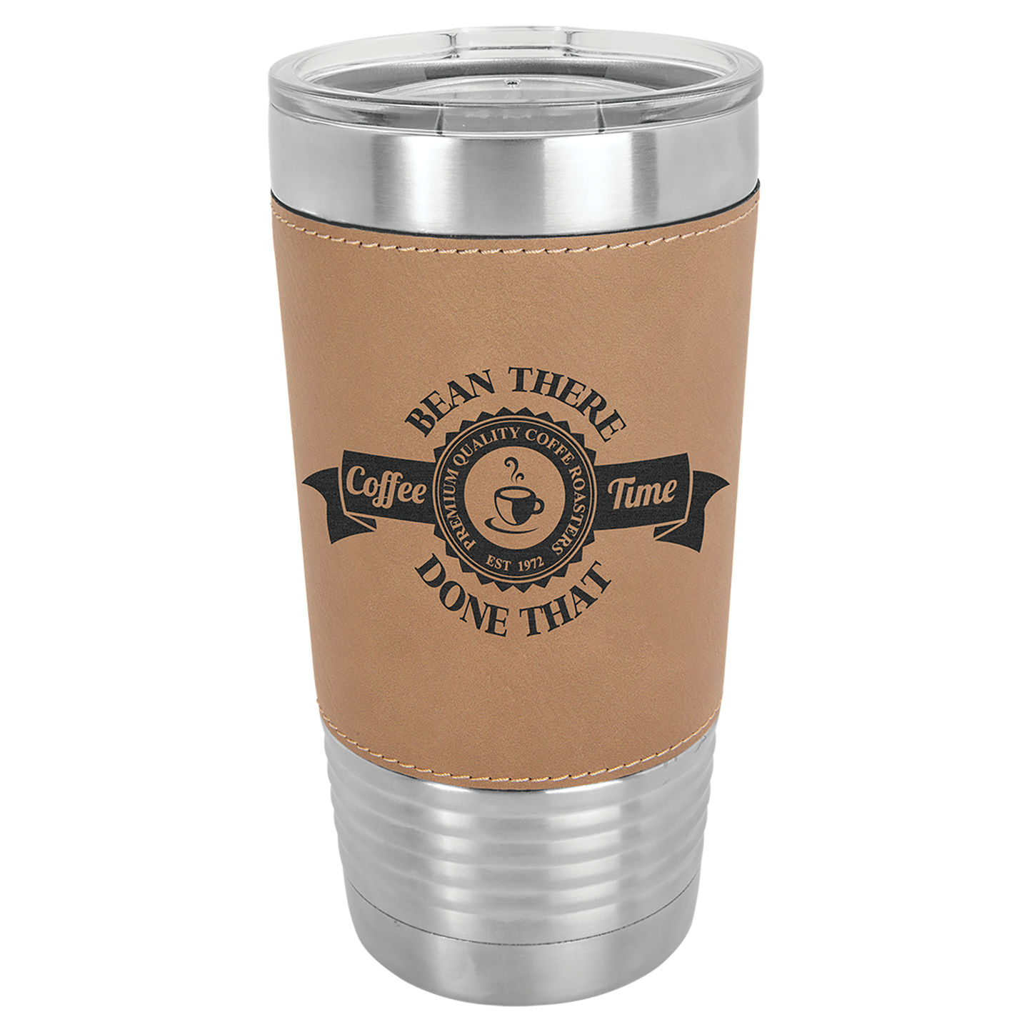 Customizable 20 oz Vegan Leather Grip Tumblers - Elevate Your Sips in Style