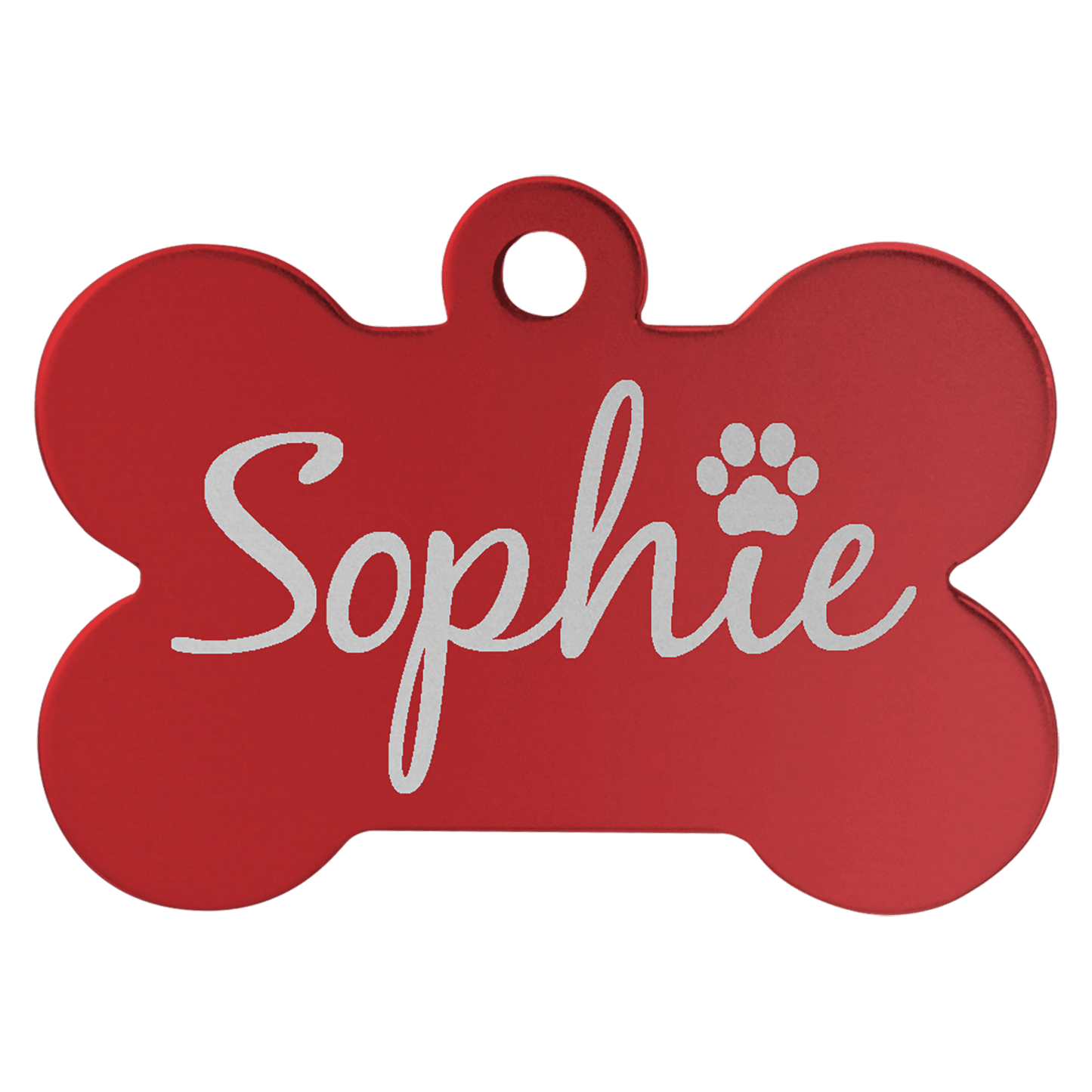 Anodized Aluminum Bone Pet Tag - The Perfect Blend of Style and Safety!