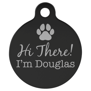 Anodized Aluminum Round Pet Tag - The Perfect Blend of Style and Safety!